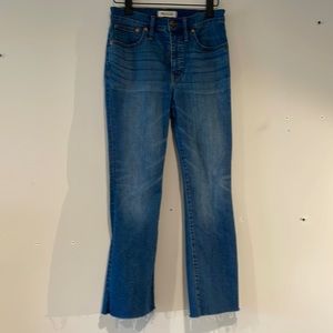 Madewell Cali Demi-Boot Jeans in Sz 27